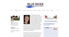 Desktop Screenshot of bluerivercofc.org